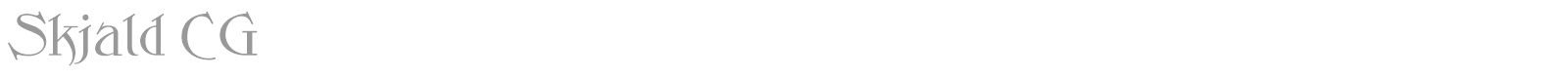 Skjald CG font preview